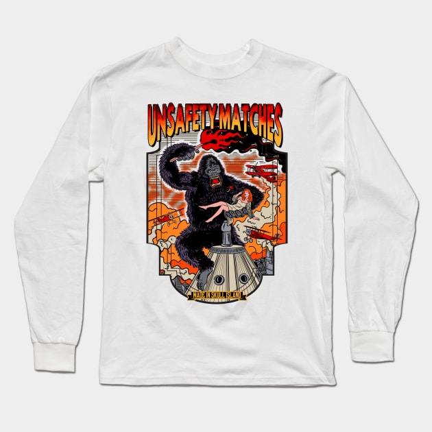 UNSAFETY MATCHES Long Sleeve T-Shirt by kookylove